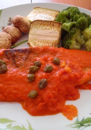 白身魚のパプリカソース煮-レシピのメイン写真