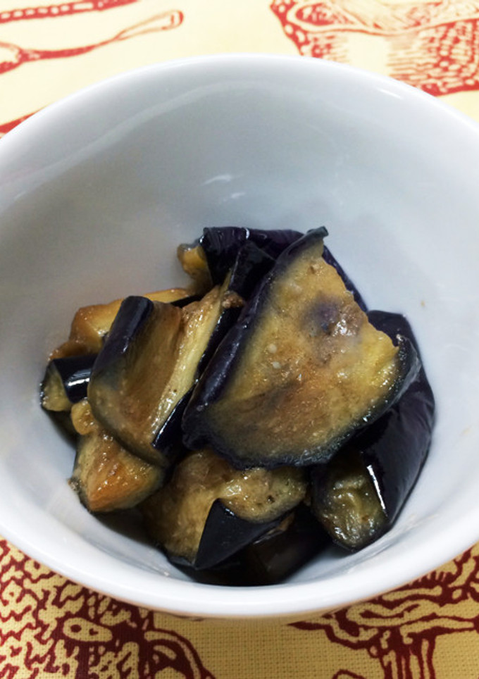 簡単☆茄子の素揚げ（ゴマ付あり）-レシピのメイン写真