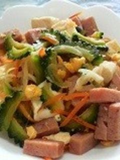 ゴーヤとスパムのチャンプル-レシピのメイン写真