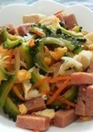 ゴーヤとスパムのチャンプル-レシピのメイン写真