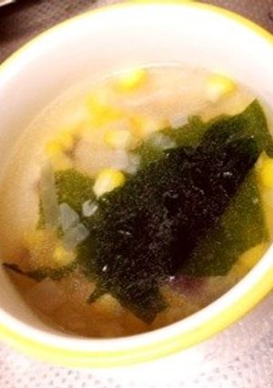 トウモロコシのココナッツ風味スープ-レシピのメイン写真
