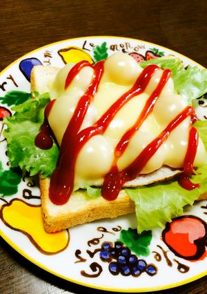 プチトマエッグ・チーズトースト～♪-レシピのメイン写真