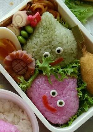 キャラ弁 ドラクエスライム♪-レシピのメイン写真