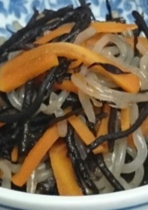 簡単ひじきとしらたき煮～大好きな味で-レシピのメイン写真