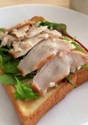 スモークチキンチーズトースト-レシピのメイン写真