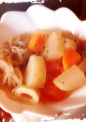 便秘解消&ヘルシー♪大根と糸蒟蒻の煮物-レシピのメイン写真