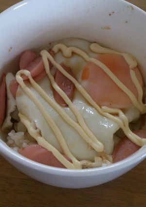 魚肉ソーセージで簡単照りマヨ丼-レシピのメイン写真