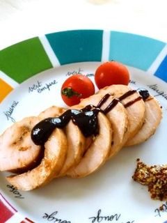 鶏ハム!味噌ハニー味-レシピのメイン写真