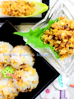 油揚げΨ生姜と茗荷の香味そぼろ-レシピのメイン写真