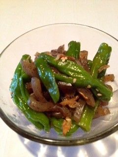 しし唐と糸こんにゃくの炒め煮-レシピのメイン写真