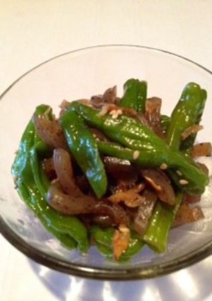 しし唐と糸こんにゃくの炒め煮-レシピのメイン写真