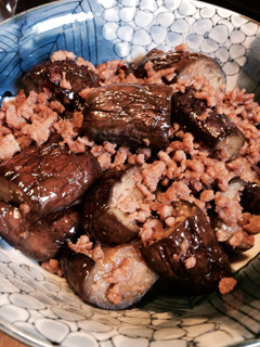 おばんざい風酒肴☆茄子と挽肉の炒り煮-レシピのメイン写真