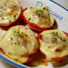 รูปของ 簡単! 焼きトマト Pizza 風