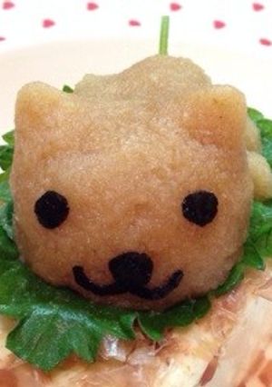 大根おろしアート❤︎6カピバラさん♫-レシピのメイン写真