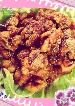 鶏肉の揚げ浸し⋈*⋆-レシピのメイン写真
