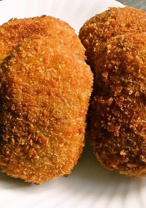 お肉屋さんのコロッケ～揚げ方2種類～❤-レシピのメイン写真