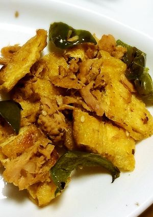 油あげ＆ツナ＆ピーマン炒め☆-レシピのメイン写真