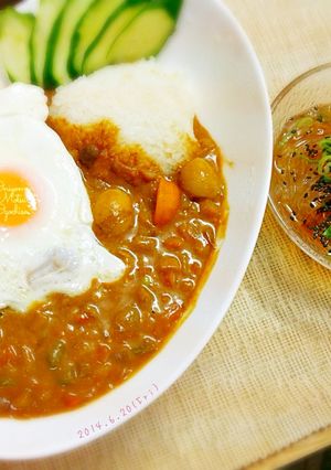 お肉の替わりに❤︎椎茸と野菜のカレー-レシピのメイン写真