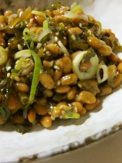 おつまみに♪納豆と高菜の和え物-レシピのメイン写真