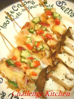 フライパンで♪ピザ風焼き鳥☆彡-レシピのメイン写真