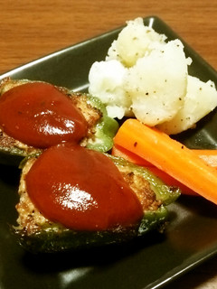家の定番ピーマンの肉詰め-レシピのメイン写真