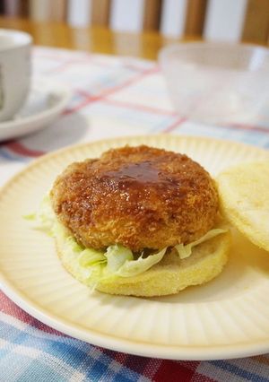 ランチに☆コロッケバーガー-レシピのメイン写真