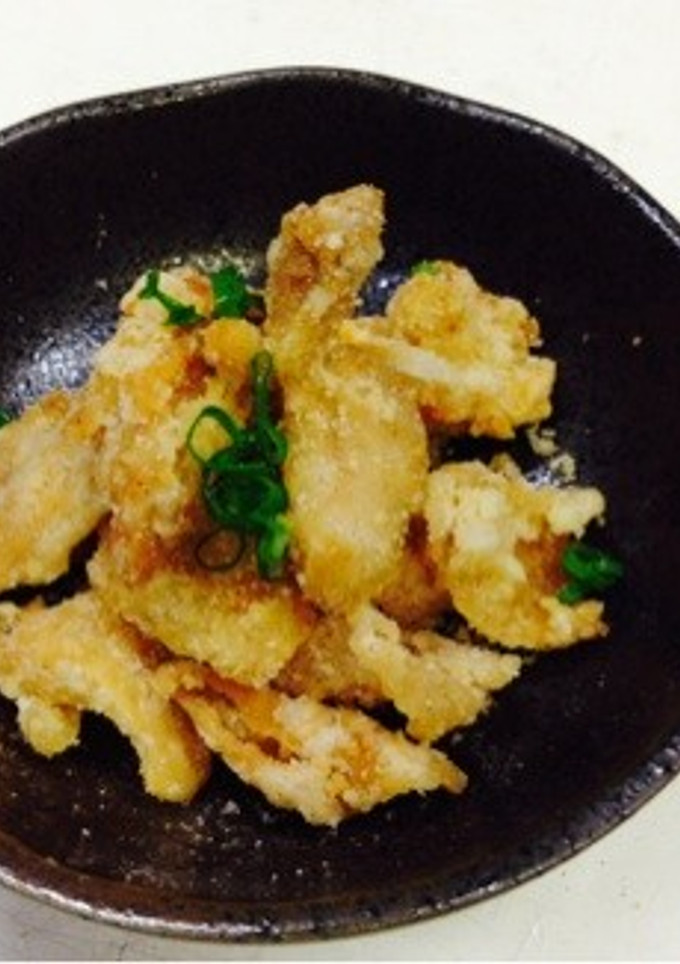 簡単☆旨つまみ！鶏皮ガーリック-レシピのメイン写真