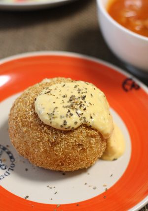 揚げない♪カルボナーライスコロッケ-レシピのメイン写真