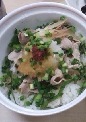 豚Ton丼(豚しゃぶ丼)-レシピのメイン写真
