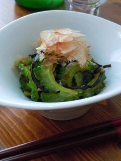 ゴーヤと塩昆布のかんたん和え-レシピのメイン写真