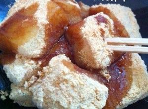 ぷにぷに♪レンジで簡単☆お豆腐信玄餅☆-レシピのメイン写真