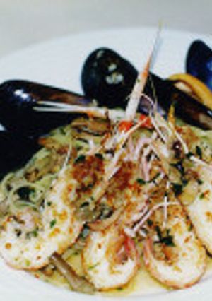 シェフ直伝！海老とムール貝のパスタ-レシピのメイン写真