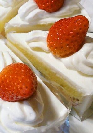 ふわふわで美味しいスポンジケーキ-レシピのメイン写真