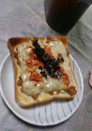 日替わり朝ごぱん！納豆きむちーず-レシピのメイン写真