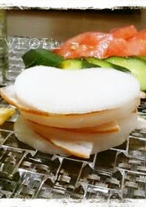 大根とハムのミルフィーユサラダ-レシピのメイン写真