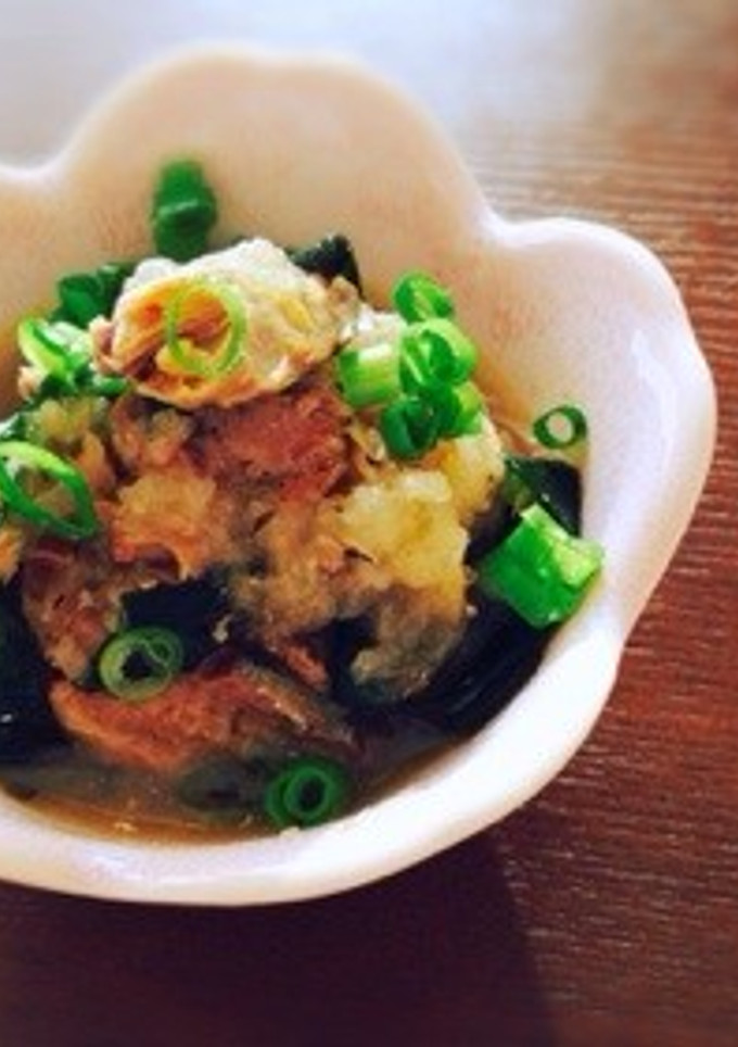 いわし缶のみぞれ和え-レシピのメイン写真