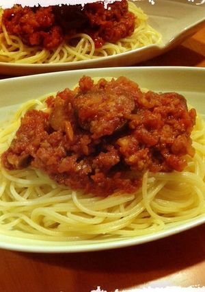 簡単♪ナス入りミートソース-レシピのメイン写真