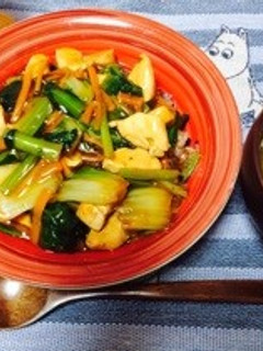 鶏ささみのあんかけ丼-レシピのメイン写真