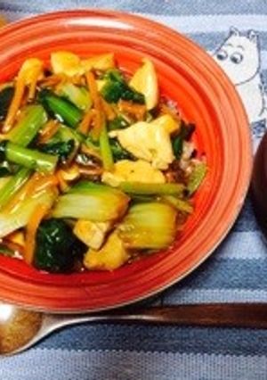 鶏ささみのあんかけ丼-レシピのメイン写真