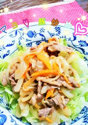 マヨと醤油麹de豚肉と野菜の炒め物♪-レシピのメイン写真