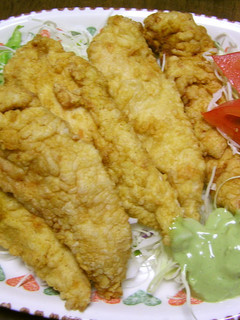 ササミのカレー風味揚げ♪Gティーマヨ添え-レシピのメイン写真