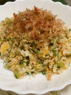 キュウリと明太子の焼き飯-レシピのメイン写真