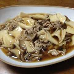 รูปของ 豚肉ときのこのオイスター煮込み