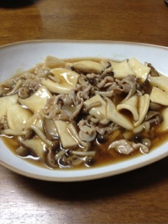 豚肉ときのこのオイスター煮込み-レシピのメイン写真