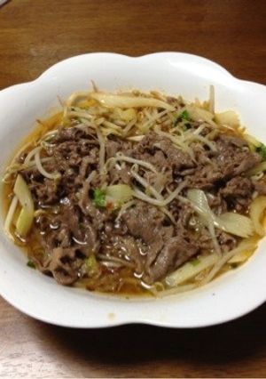 辛ラーメンで簡単。水煮牛肉-レシピのメイン写真