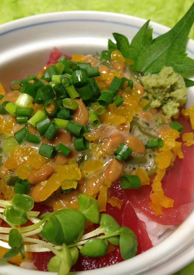 簡単♪ ネバとろ〜マグロ丼-レシピのメイン写真