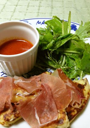 ポルチーニとジャガイモのパンケーキ-レシピのメイン写真