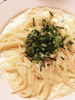 簡単☆タラコパスタ風うどん!-レシピのメイン写真