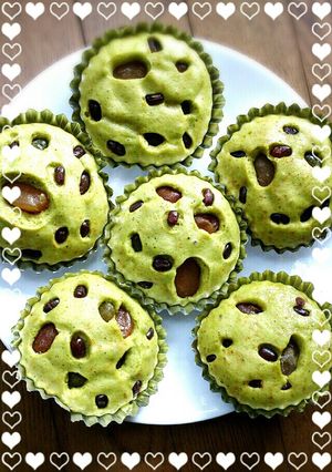 プレゼントに最適♪リッチな抹茶豆蒸しパン-レシピのメイン写真