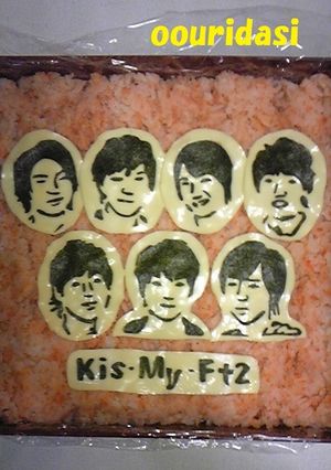 キスマイ 運動会 キャラ弁-レシピのメイン写真